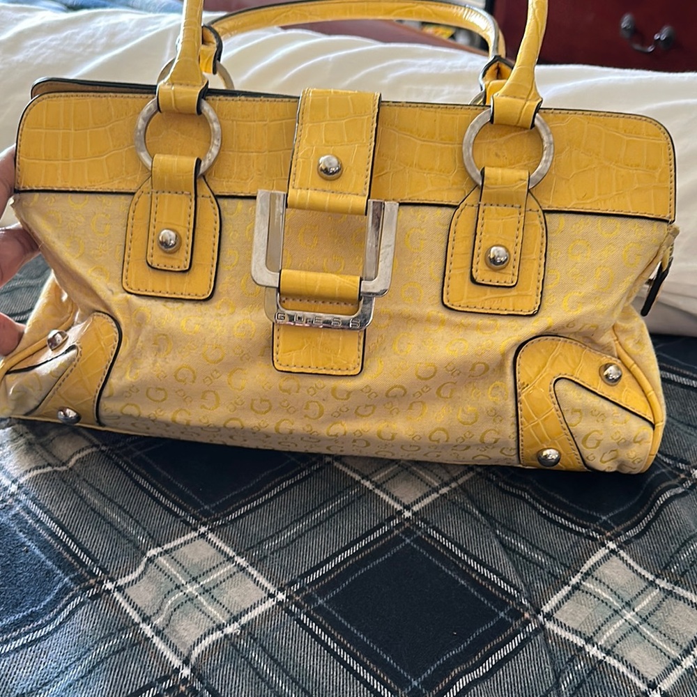 Yellow Designer Handbag